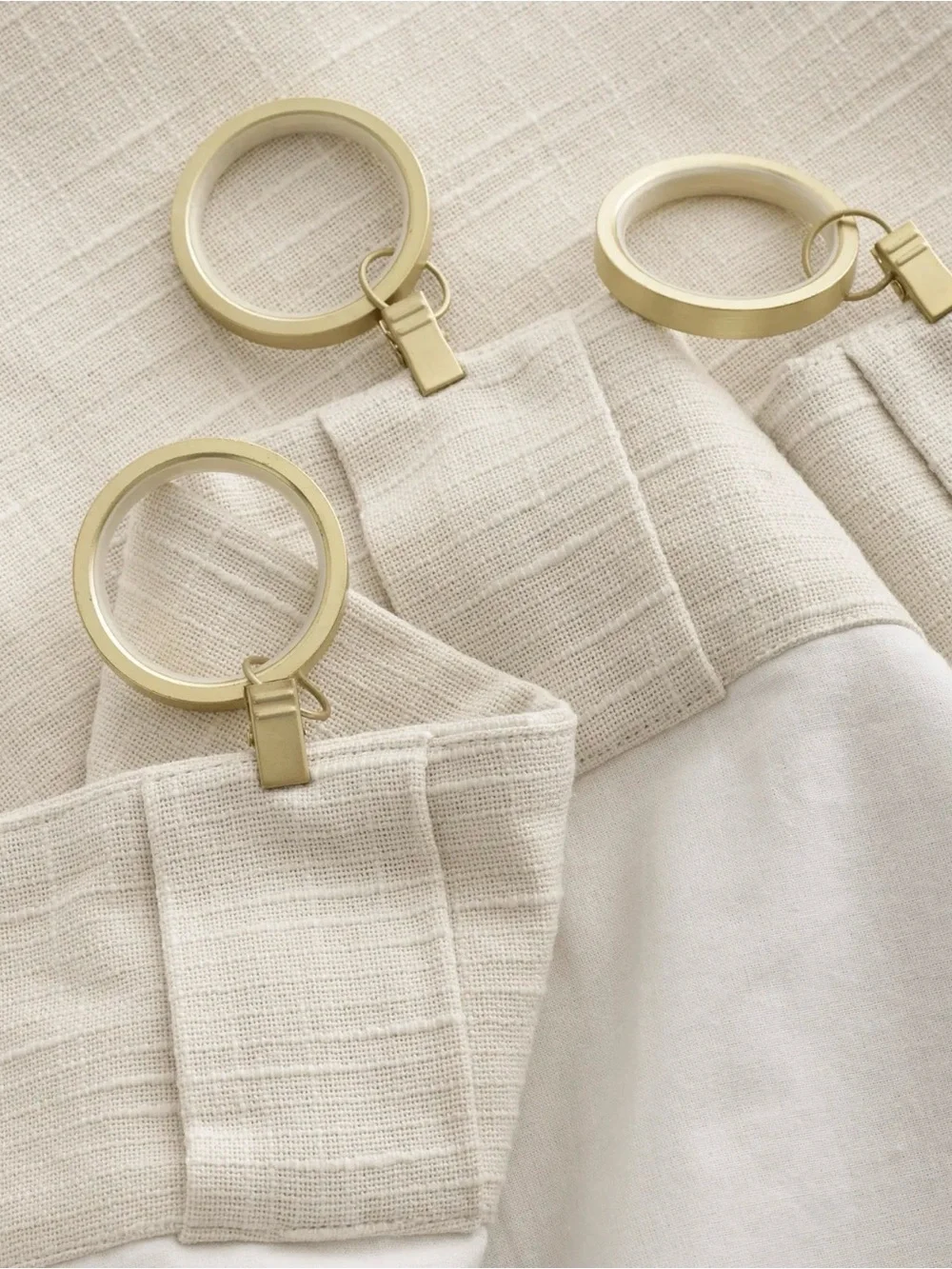 NWOT Quince Natural Cotton Slub Lined Curtain Panel 48x108 - Retail $60